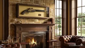 One 4 Bullets Wall DecorSize: 27*74cm