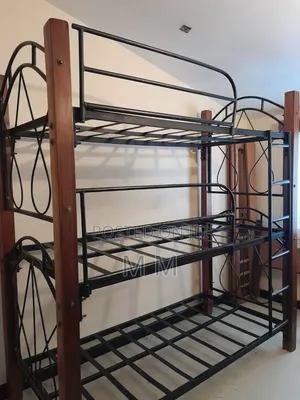 Triple Decker Metal Bed