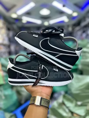 Nike Cortez Black White “ Leather Sneakers