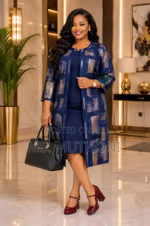 Stunning 2-Piece Turkey Dress Jacket Luxury Set (46-52)