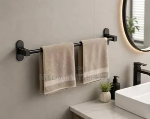 Punch-free Space Aluminum Towel Rack