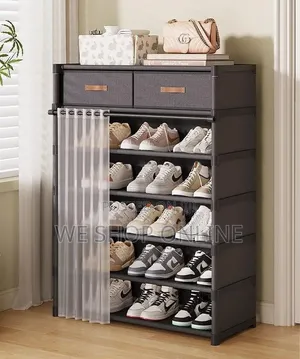 6 Rack Shoerack With Drawers