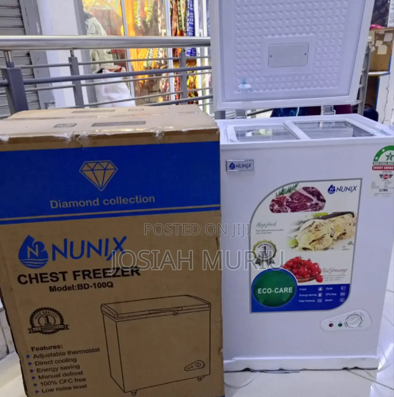 Nunix 100l Chest Freezer With Fast Freezing Technology