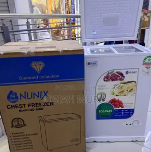 Nunix 100l Chest Freezer With Fast Freezing Technology