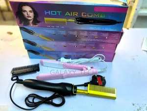 2 in 1 Hot Comb + Hair Straightener