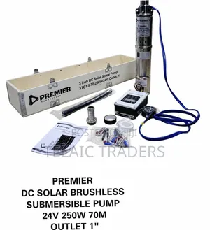 Premier Dc Solar Brushless Submersible Pump 24v 250w 70m