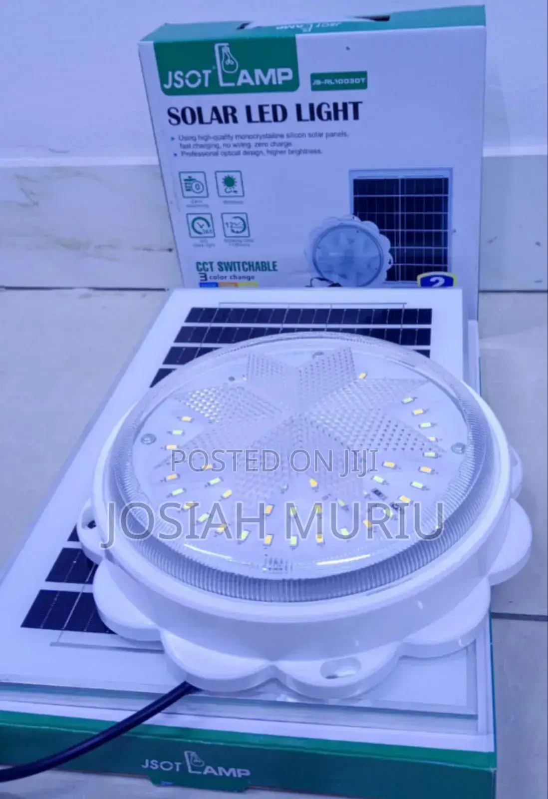 200w Jsot Solar Ceiling Light With Remote Control