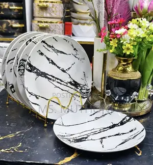 6 PCS High-Quality, Durable Ceramic Dinner Plates