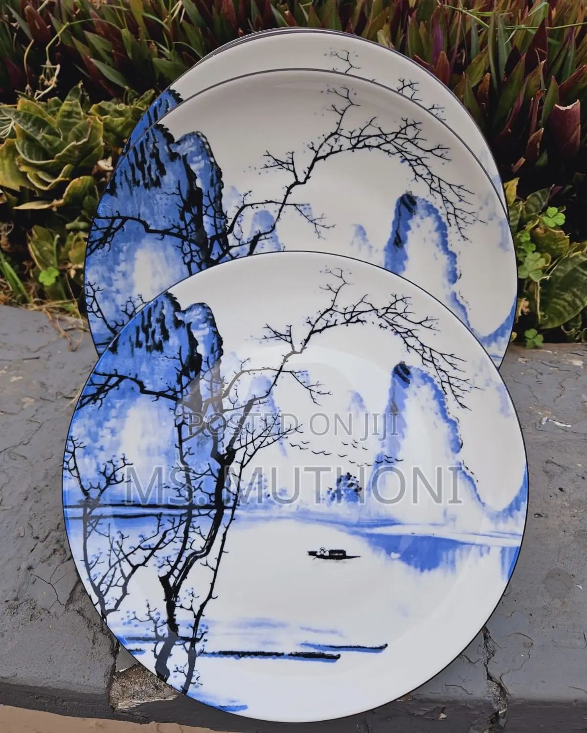 6 PCS High-Quality, Durable Ceramic Dinner Plates