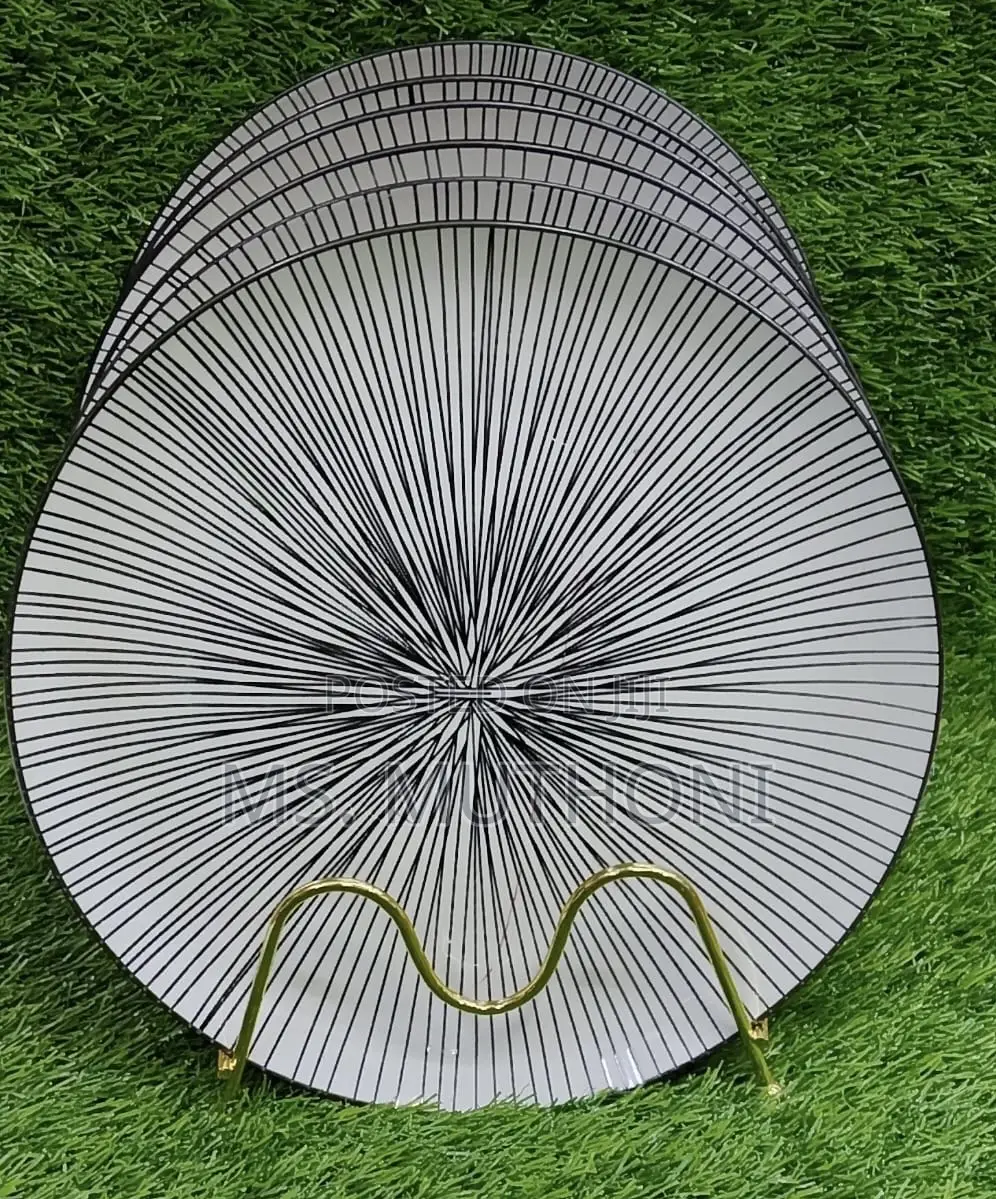 6 PCS High-Quality, Durable Ceramic Dinner Plates