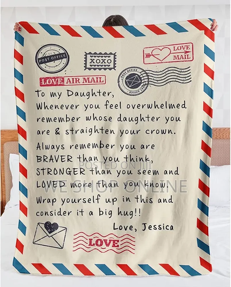 Express Letter Cossy Throw Blankets