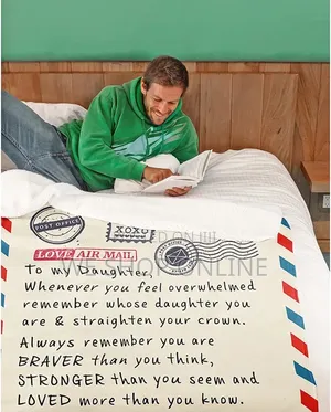 Express Letter Cossy Throw Blankets