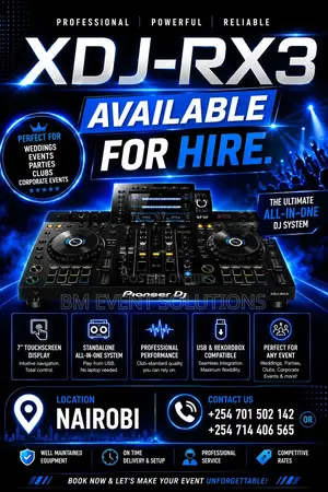 Xdj-rx3 For Hire