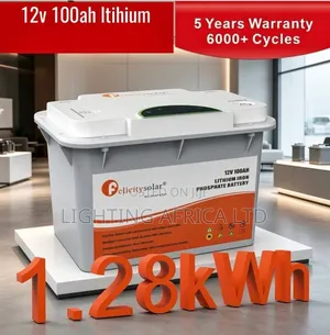 1.28kwh (12v - 100ah) Felicity Lithium Solar Battery Lifepo4