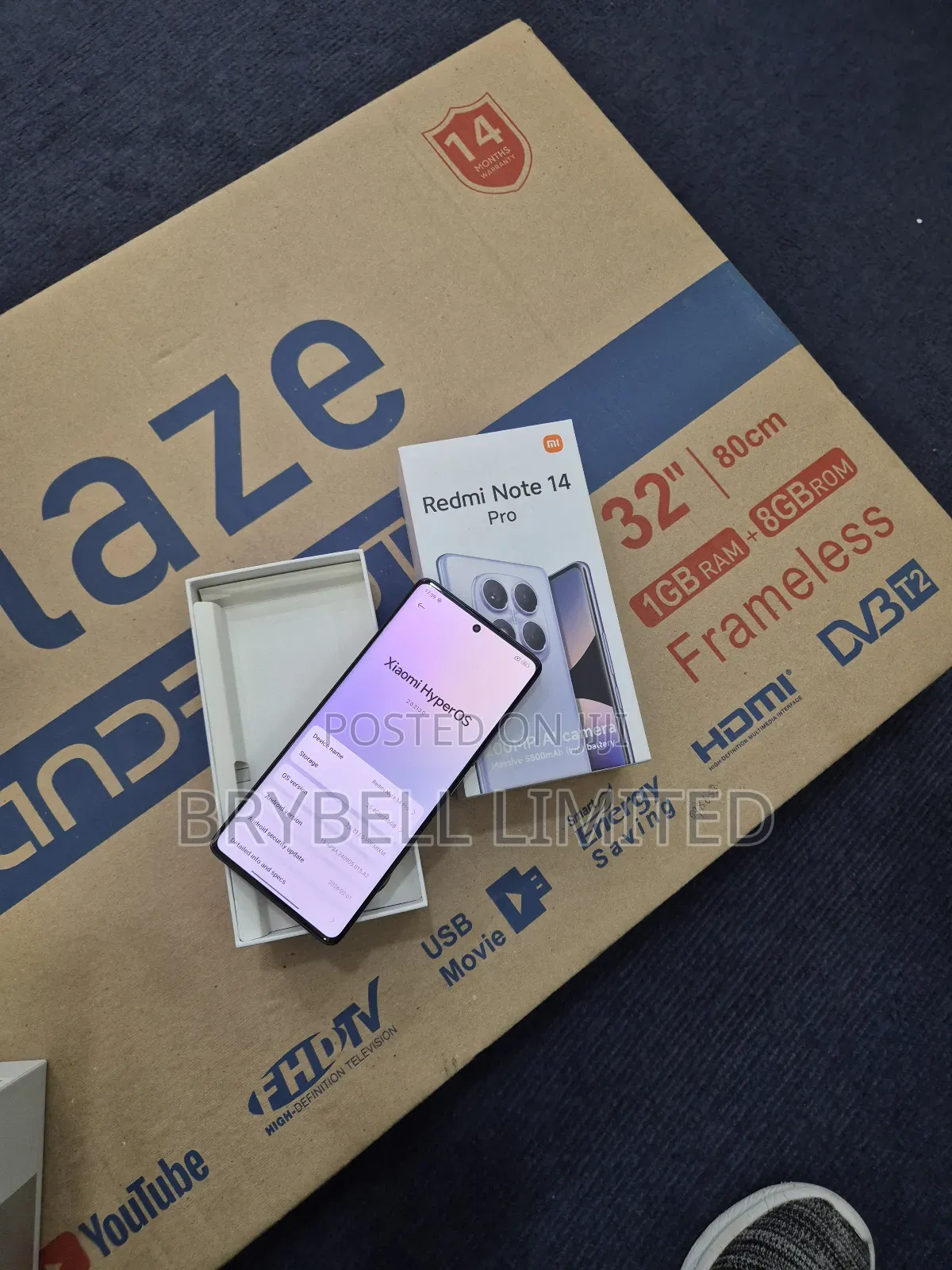 Xiaomi Redmi Note 14 Pro 256 GB Black