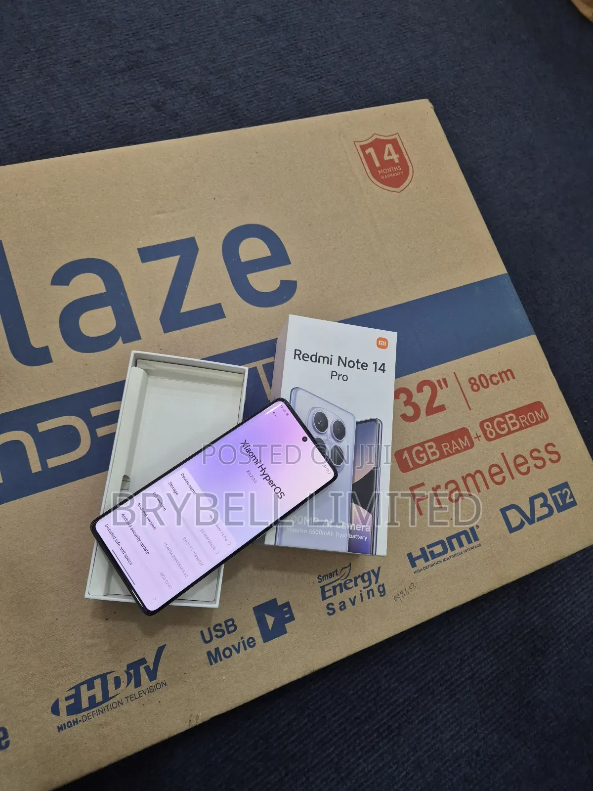 Xiaomi Redmi Note 14 Pro 256 GB Black