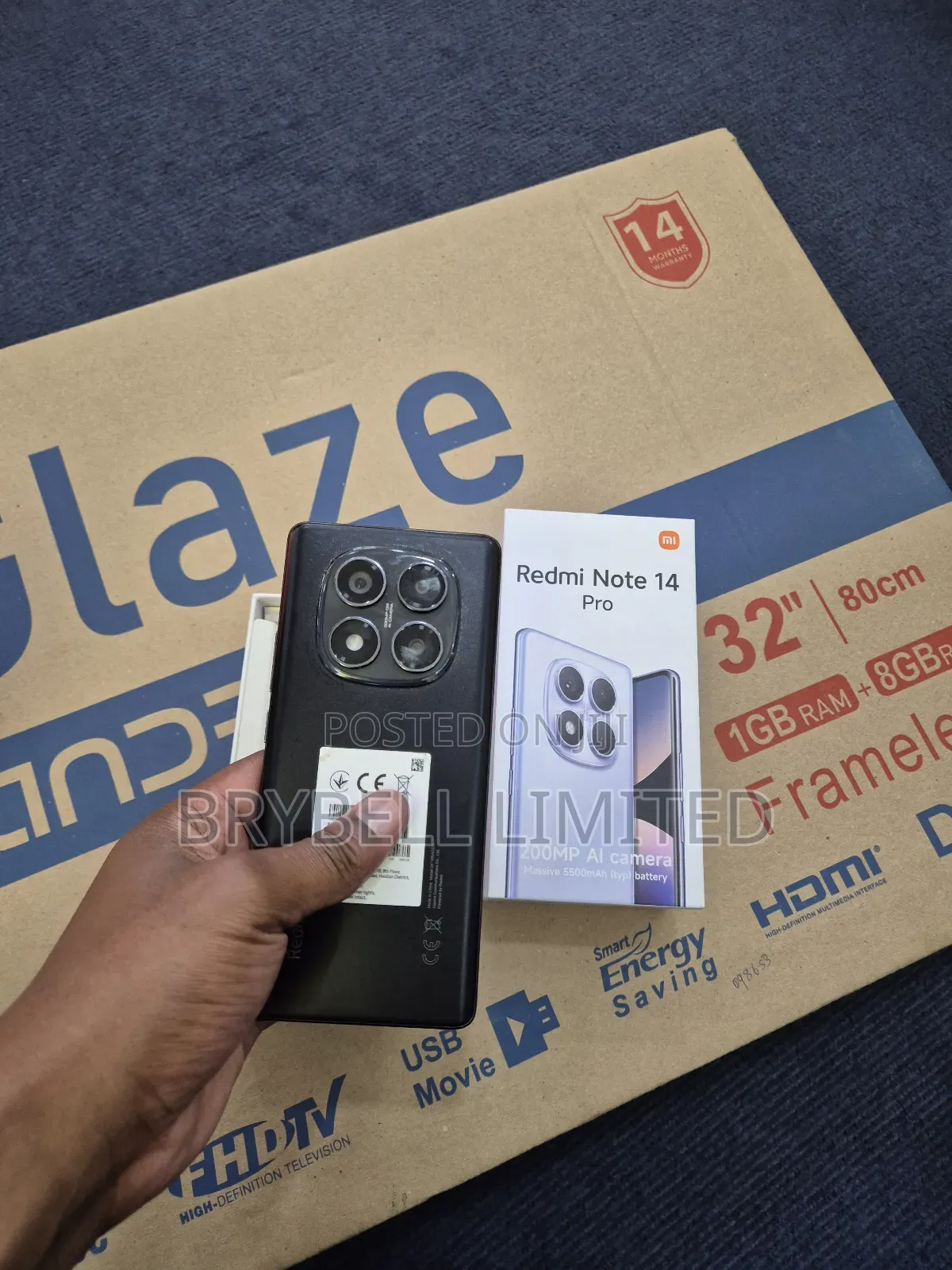 Xiaomi Redmi Note 14 Pro 256 GB Black