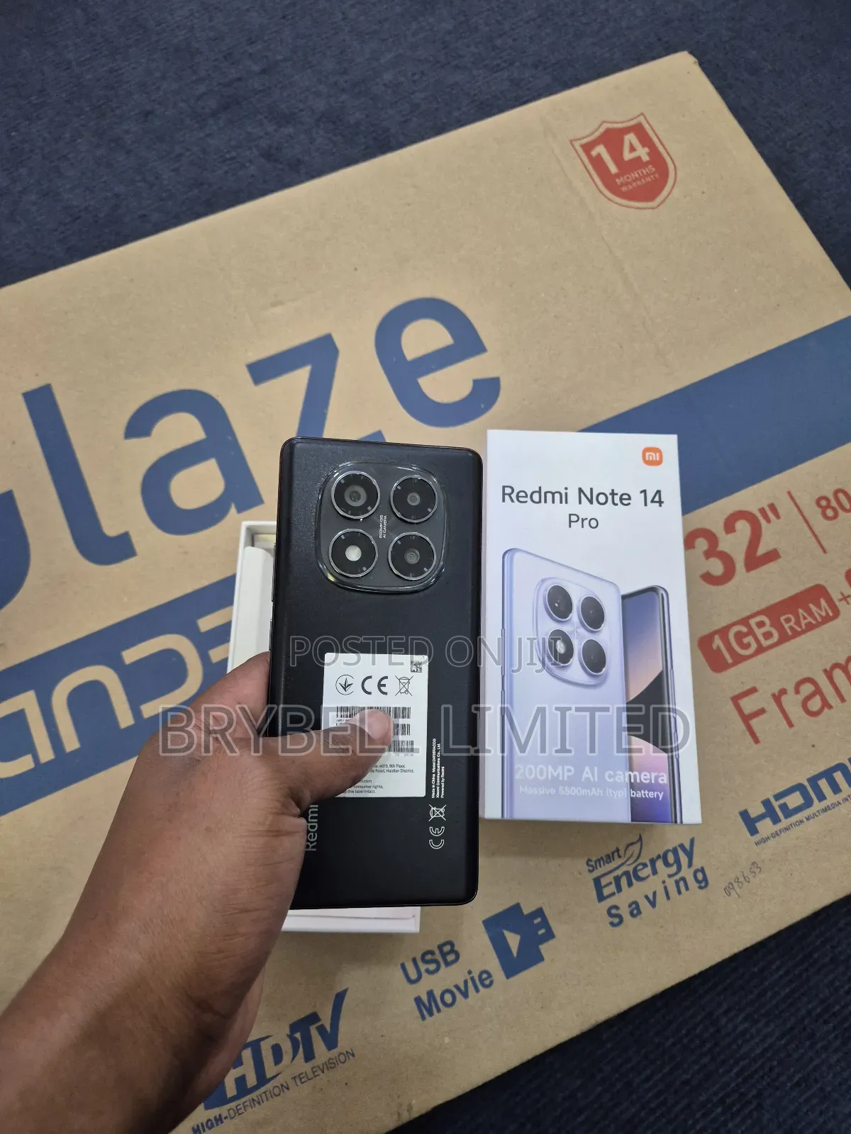 Xiaomi Redmi Note 14 Pro 256 GB Black