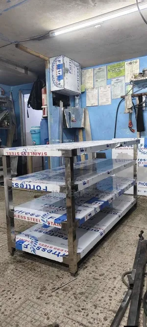 Double Undershelves 304 Ss Stainless Steel Working Tables Siargao