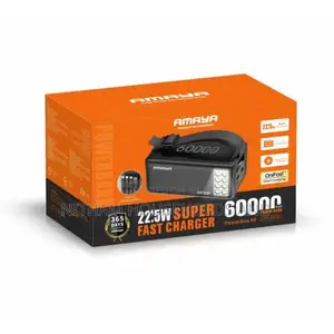 Amaya 60000 M Ah Fast Charge 22.5w Power Bank.