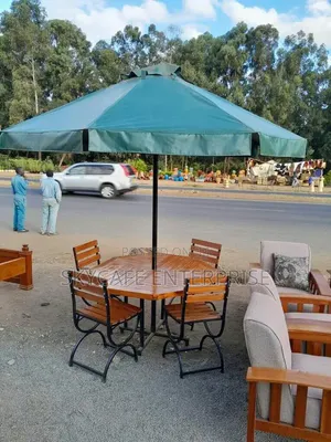 Mahogany 4seater Garden Umbrella