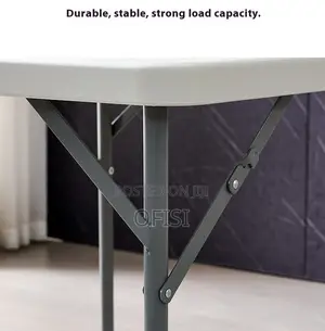 Foldable Table; Plastic Foldable Office Dining Table