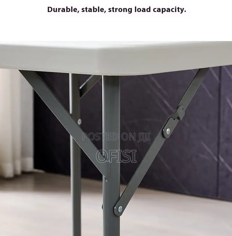 Foldable Table; Plastic Foldable Office Dining Table