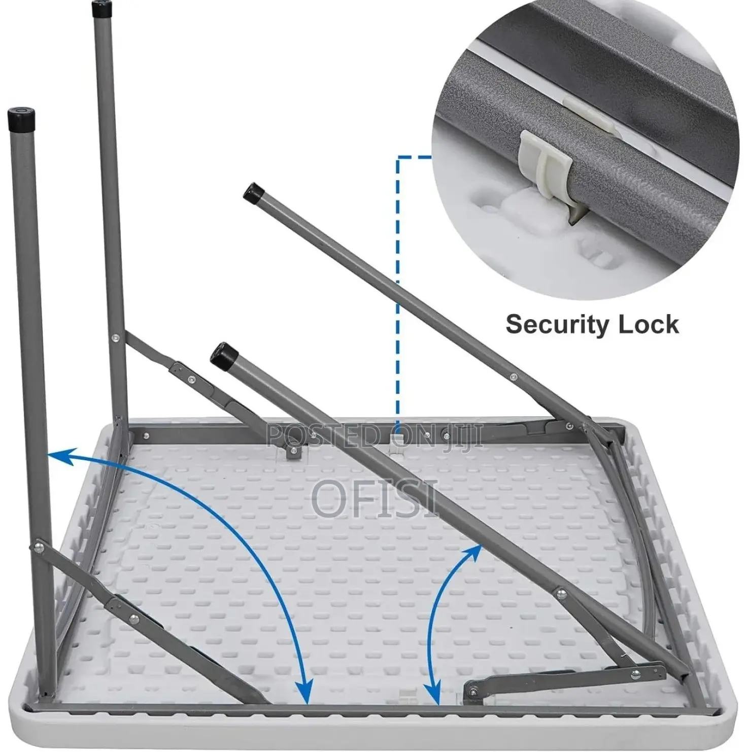 Foldable Table; Plastic Foldable Office Dining Table
