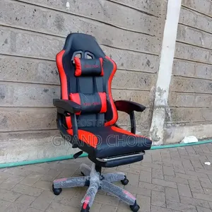 Gaming Chair With a Footrest