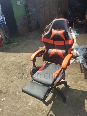 Gaming Chair With a Footrest