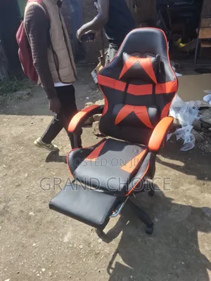 Gaming Chair With a Footrest