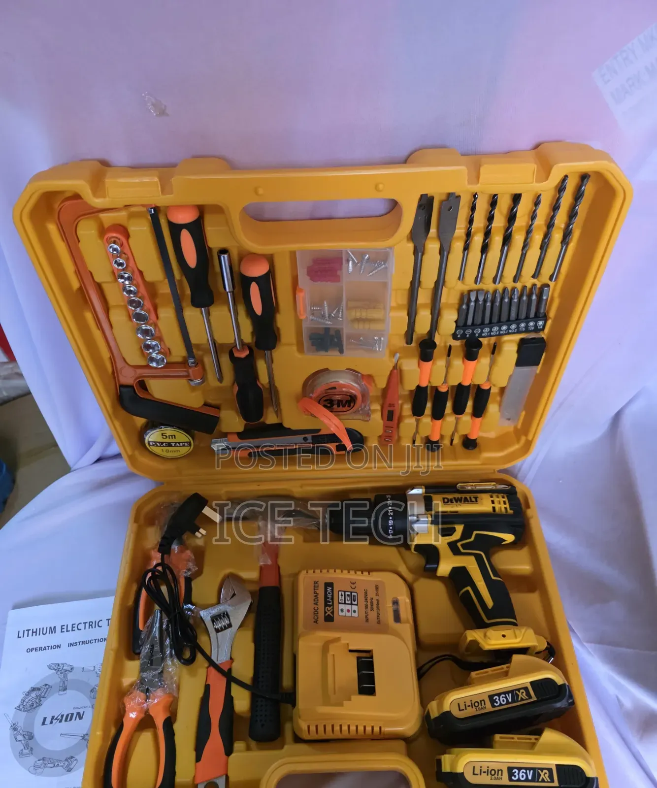 Dewalt Cordless Drill Set/36v Cordless Drill Set
