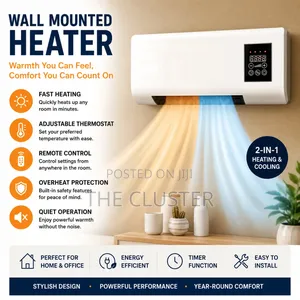 *Air Conditioner * °Hot and Cold °1800w °Portable/ Wall Mounted