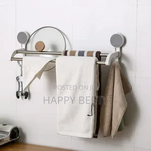 Double Self Adhesive Towel Rack