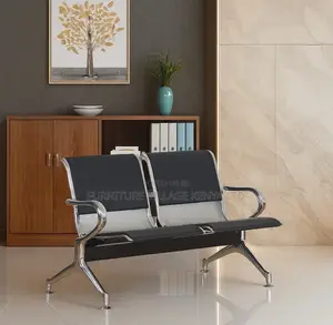 Contemporary Two-Seater Link Reception Bench
