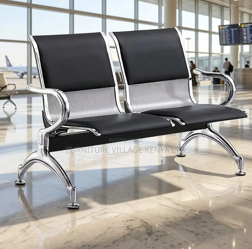 Contemporary Two-Seater Link Reception Bench