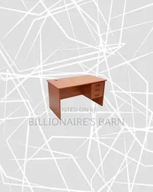 Compact 1m Wooden Desk for Smooth Computer Work Routines