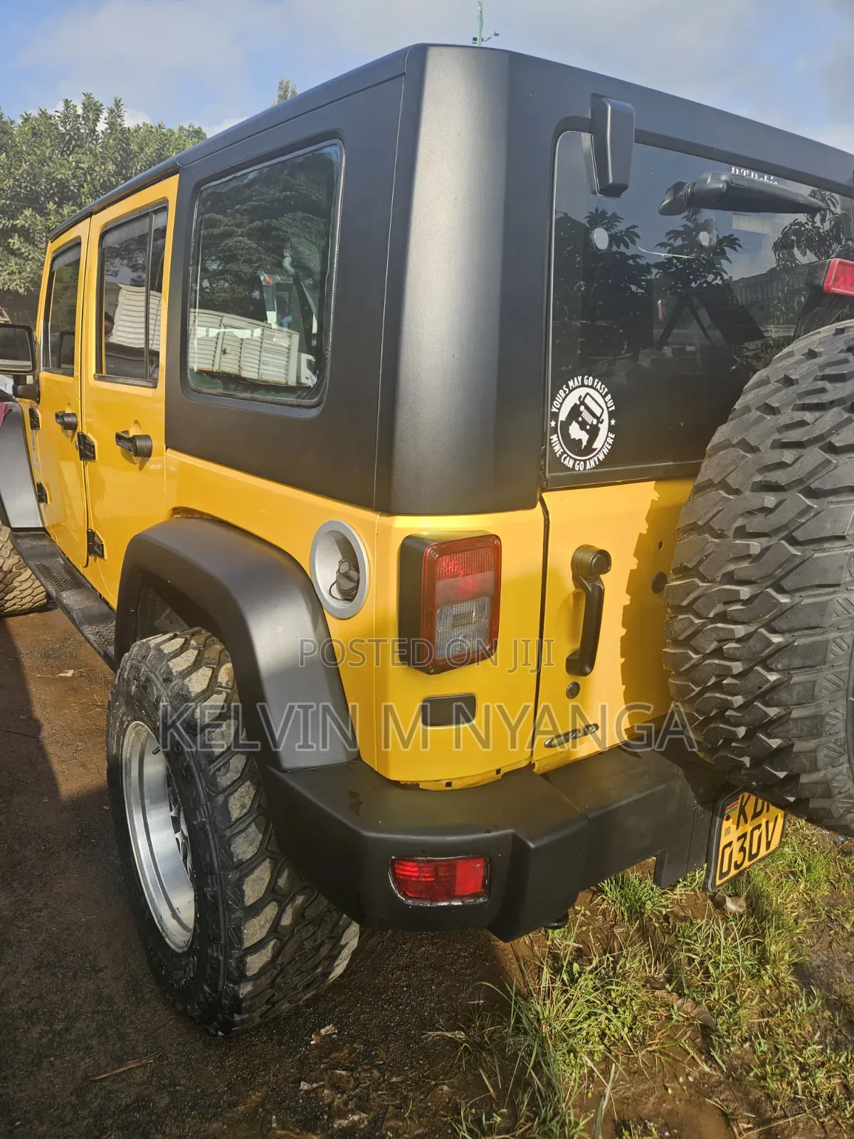 Jeep Wrangler 2014 Yellow