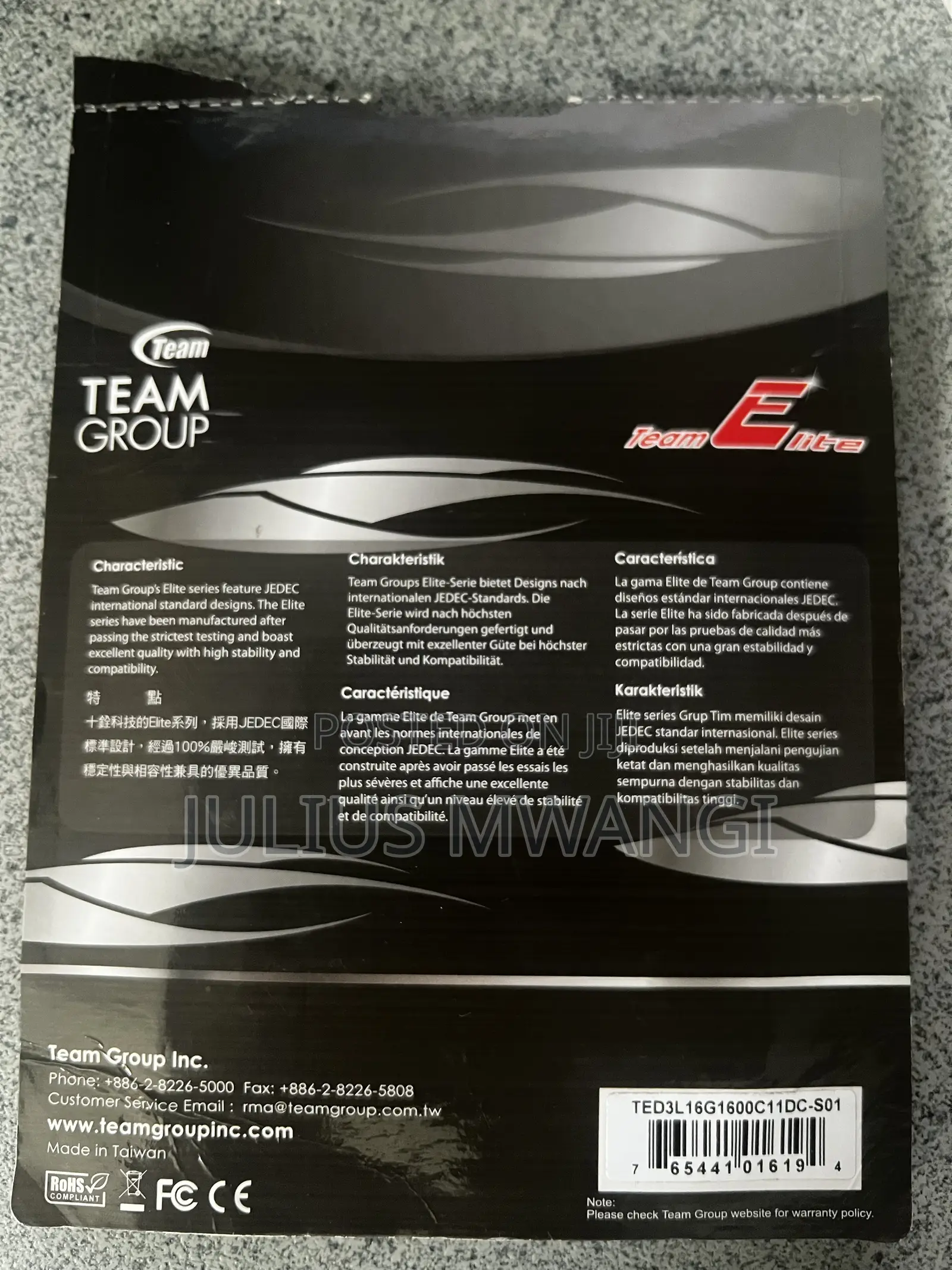 Teamgroup Elite Ddr3l 16gb Ram
