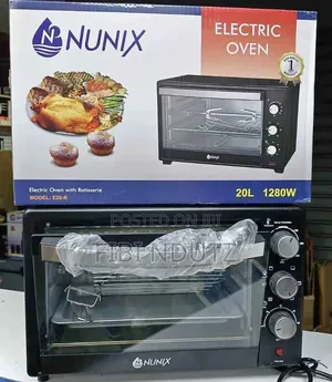 1280watt Nunix Oven /20l Electric Oven