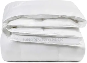 Pure Cotton White Striped Duvet