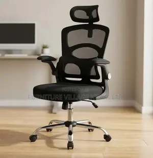 Modern Black Mesh Executive Office Chair