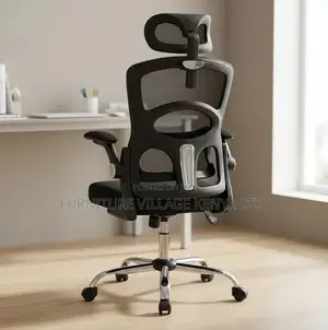 Modern Black Mesh Executive Office Chair