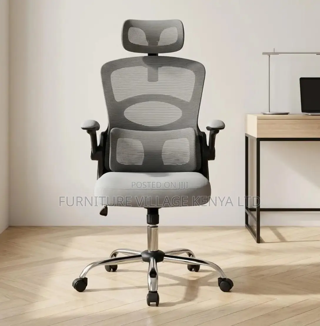 Modern Black Mesh Executive Office Chair