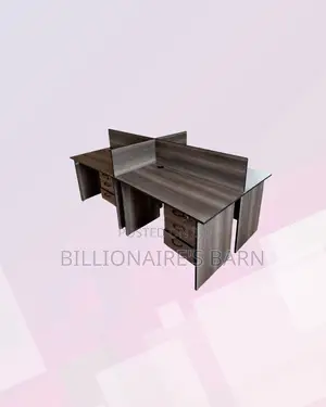 Practical 0.9m Partition Wooden Bullpen Desk for Daily Study Sessions