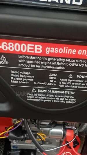 Thompson 7kva Gasoline Generator Petrol