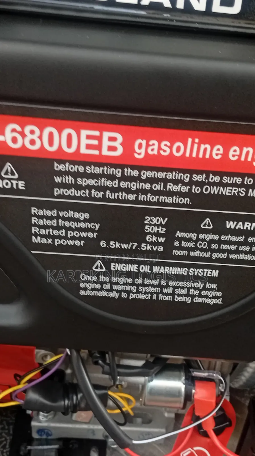 Thompson 7kva Gasoline Generator Petrol