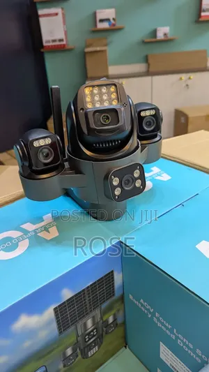 4g 4lens Solar CCTV