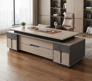 Office Desk : 2.4m L-Shaped Desk