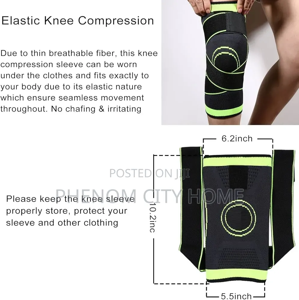 Single Knee Support Compression Sleeve
